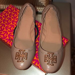 Tory Burch Melinda Ballet flats in French Gray